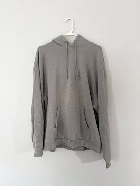 Skims Men Terry Relaxed Hoodie Pacific Gray Size M